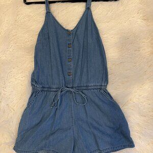 Chambray Romper